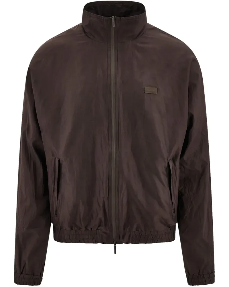 Ferragamo Bomberjacke mit Reißverschluss - Braun Braun