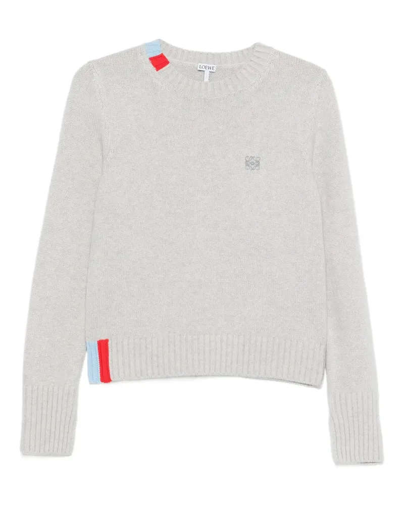 Loewe Pullover mit Rundhalsausschnitt - Grau Grau