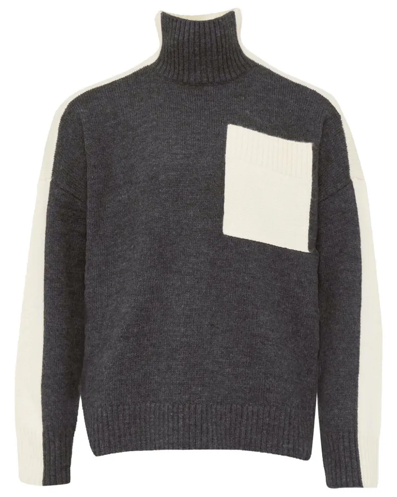 J.W.Anderson Zweifarbiger Pullover - Grau Grau