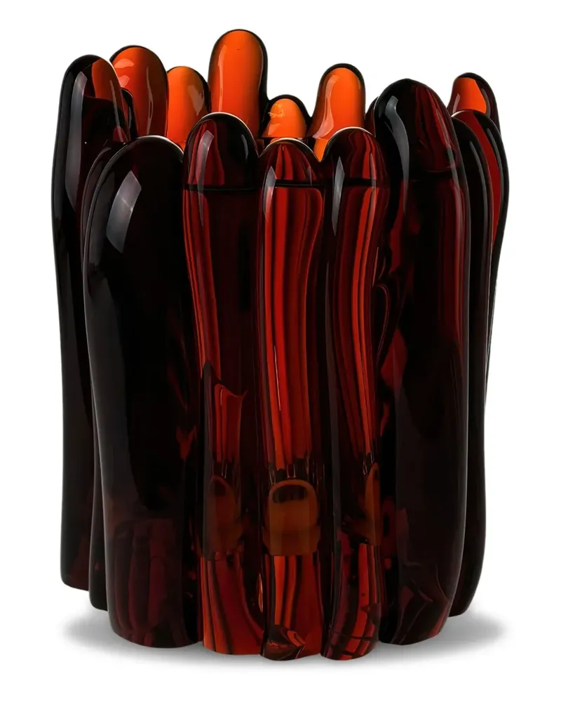 Alexa Lixfeld Skulpturale Antho Glasvase (23cm) - Braun Braun