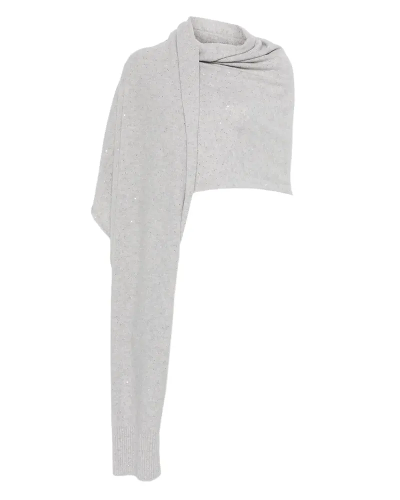 Antonelli Firenze Schal mit Pailletten - Grau Grau