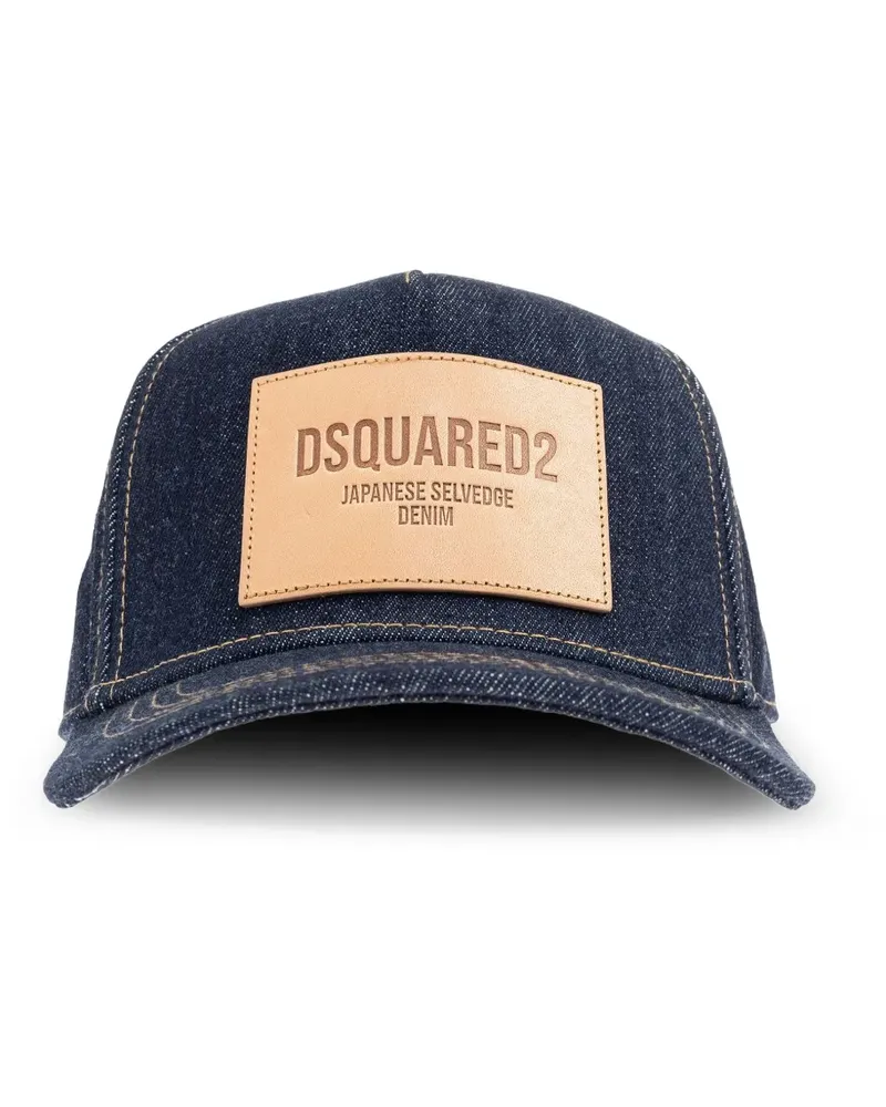 Dsquared2 Baseballkappe aus Denim - Blau Blau
