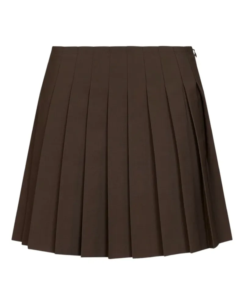 Maison Margiela pleated skirt - Braun Braun