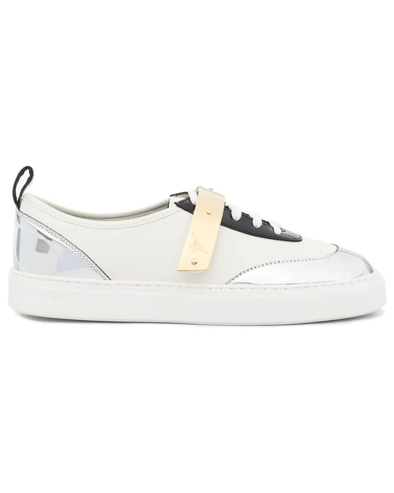 Giuseppe Zanotti Sneakers mit Riemendetail - Weiß Weiß