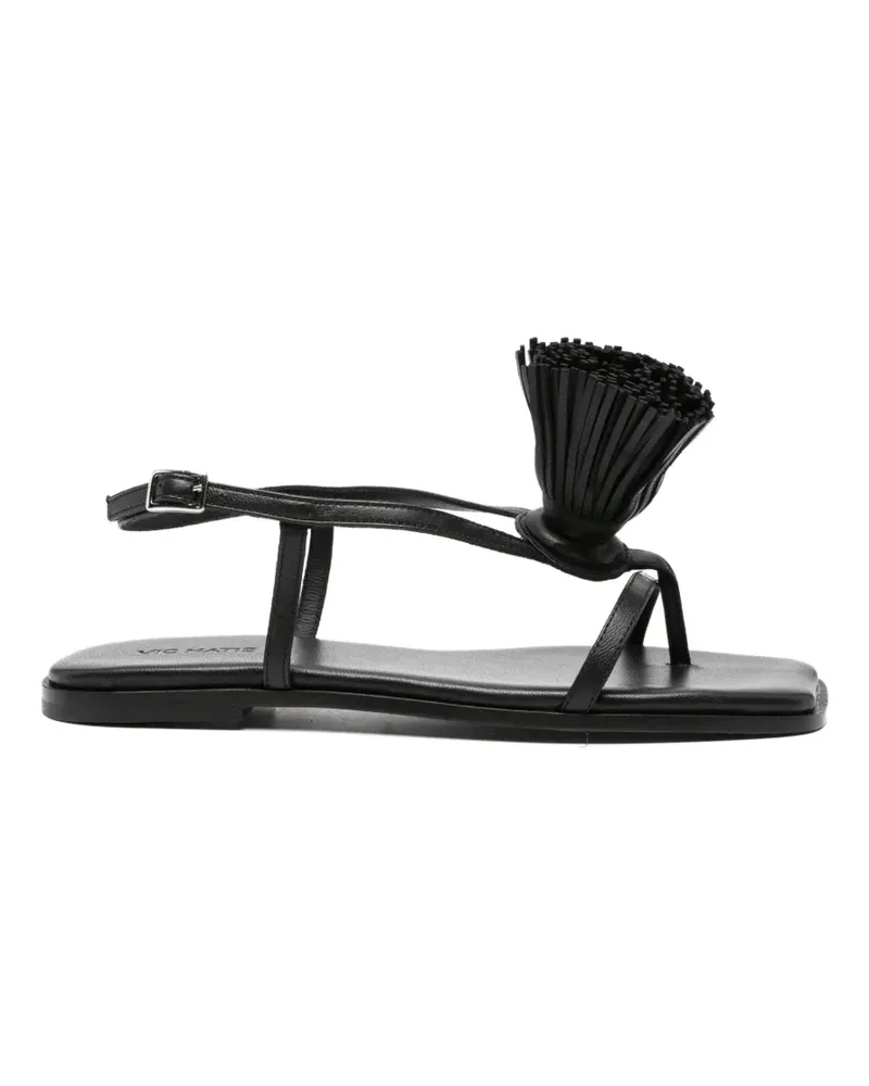 Vic Matié Baron leather sandals - Schwarz Schwarz