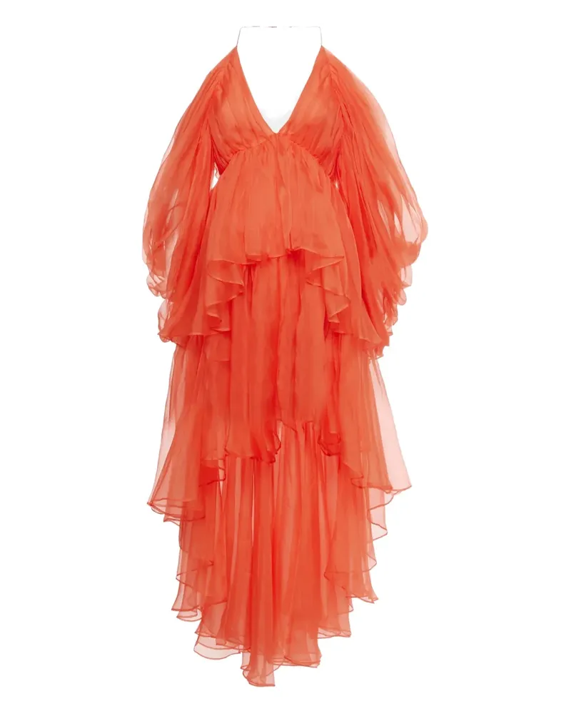 Zimmermann V-neck midi dress - Rot Rot