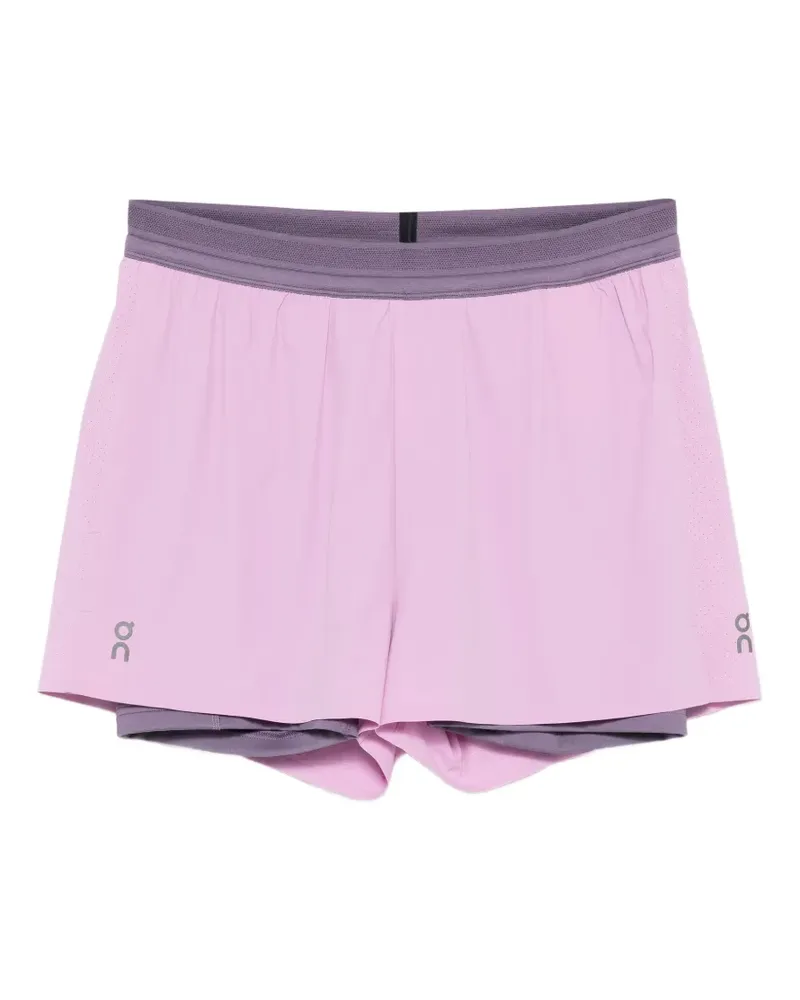 ON two-te performance shorts - Rosa Rosa