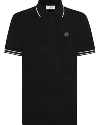 Philipp Plein Poloshirt mit Logo-Applikation Schwarz