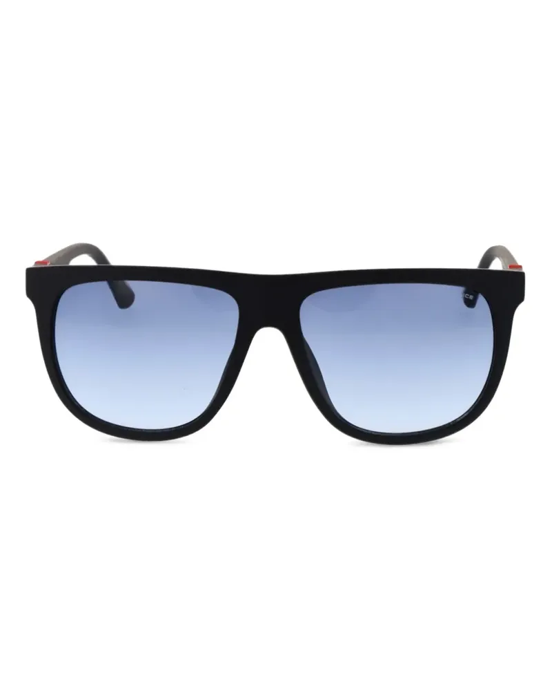 Police Beyond Lite 5 Sonnenbrille mit eckigem Gestell - Schwarz Schwarz