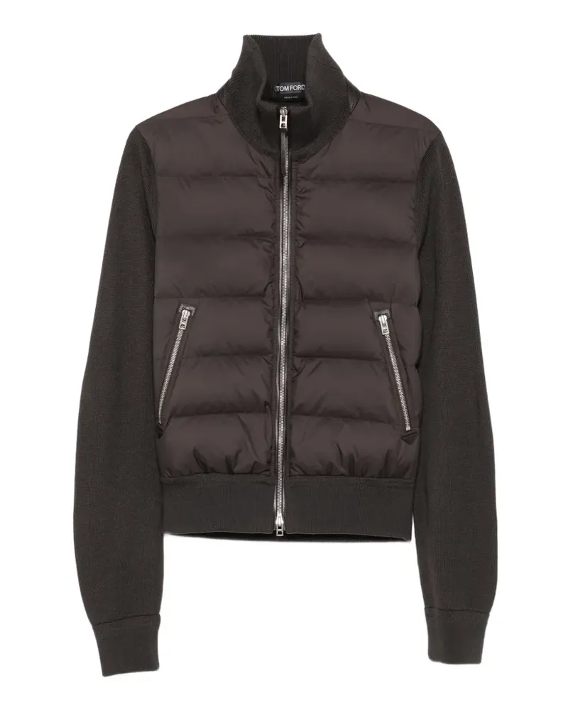 Tom Ford Jacke mit gesteppten Einsätzen - Schwarz Schwarz