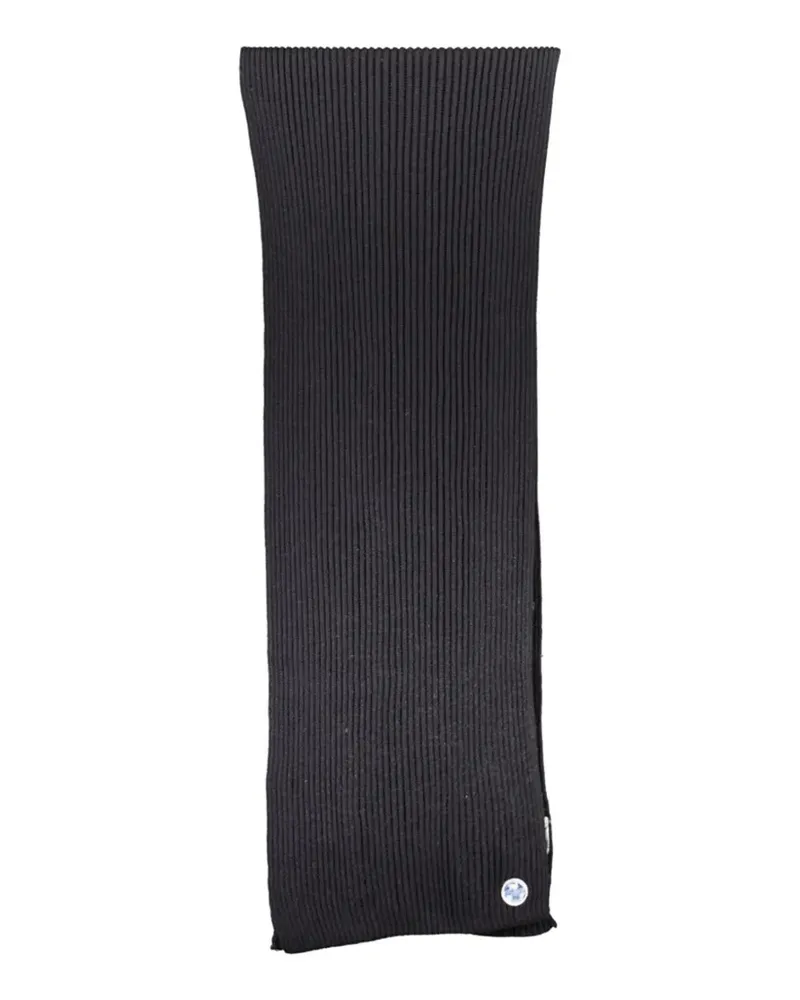 North Sails Gerippter Strickschal - Schwarz Schwarz