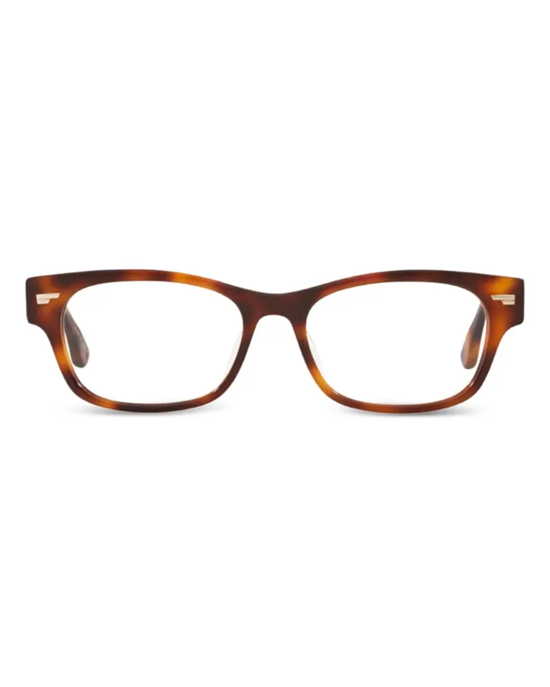 Oliver Peoples Denton Brille mit eckigem Gestell - Braun Braun