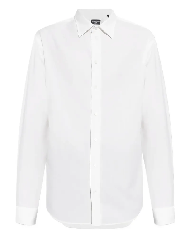 Emporio Armani Langärmeliges Hemd - Weiß Weiß