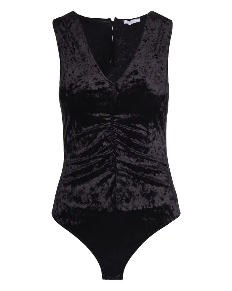 Patrizia Pepe ruched top - Schwarz Schwarz