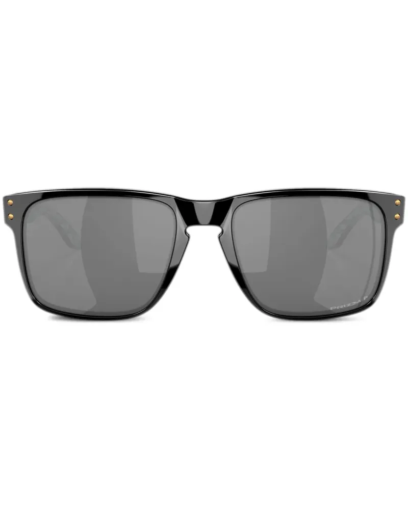 Oakley Holbrook XL Introspect Sonnenbrille mit eckigem Gestell - Schwarz Schwarz
