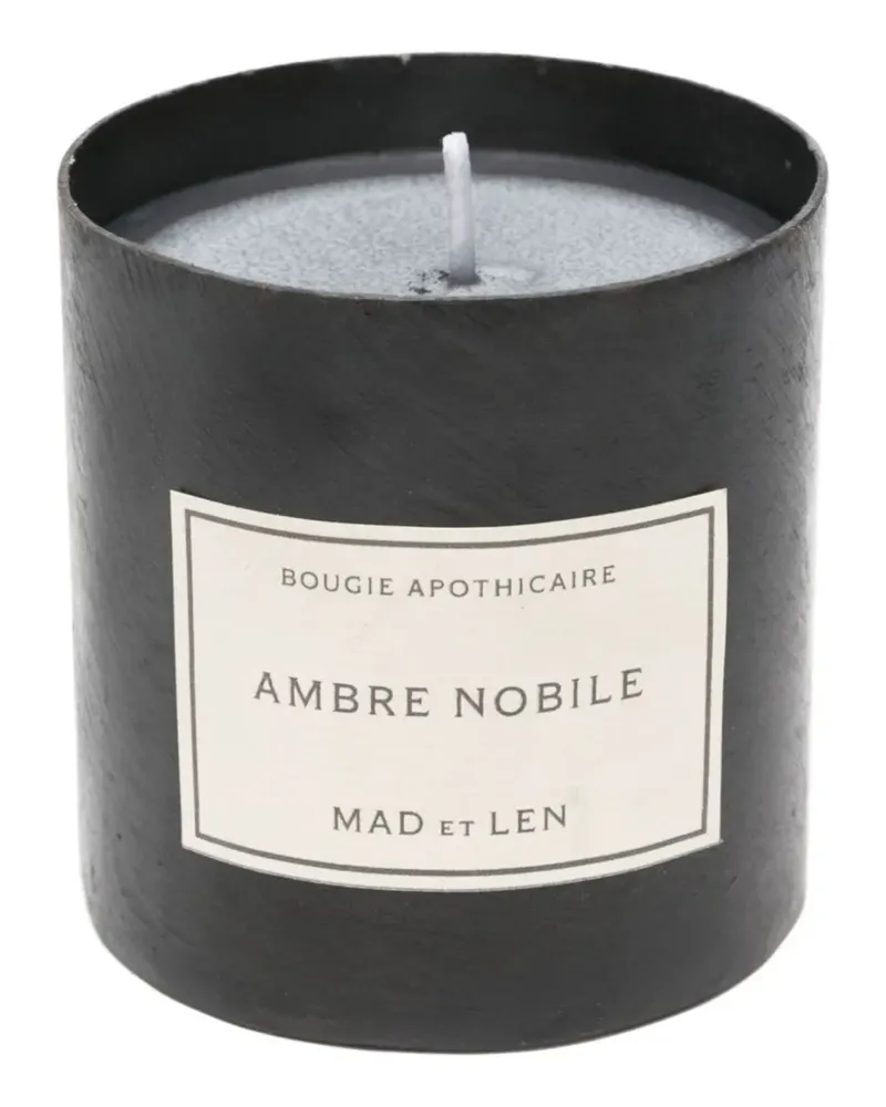 MAD et LEN Ambre Nobile Kerze (300g) - Schwarz Schwarz