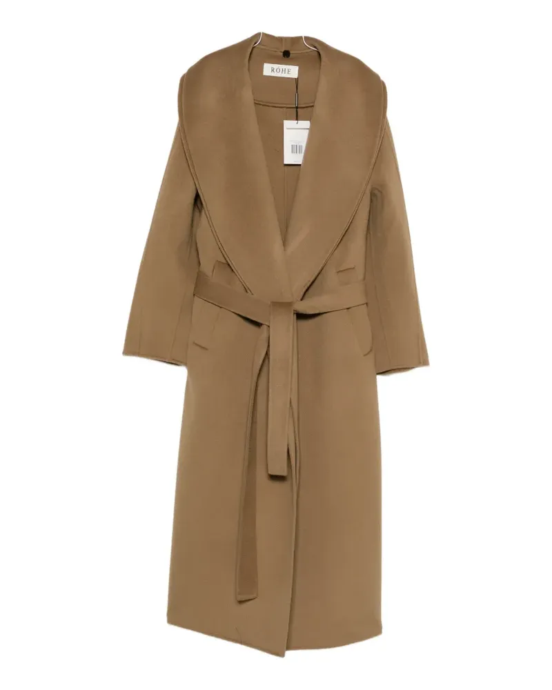 Róhe signature scarf coat - Braun Braun