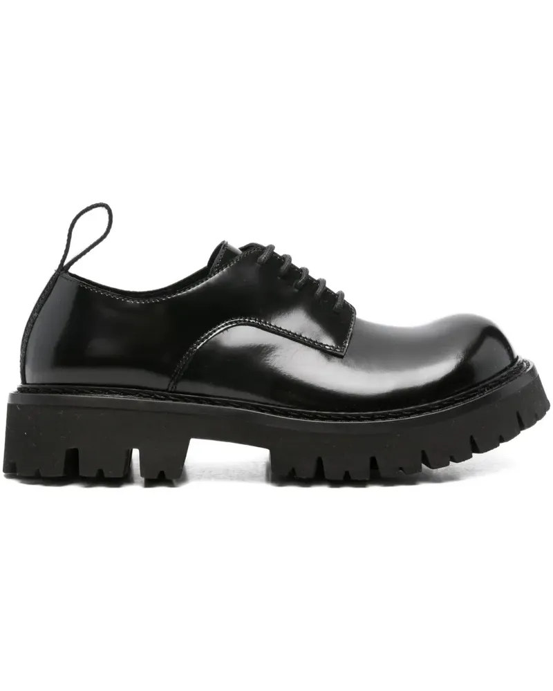 Moschino Klassische Derby-Schuhe - Schwarz Schwarz