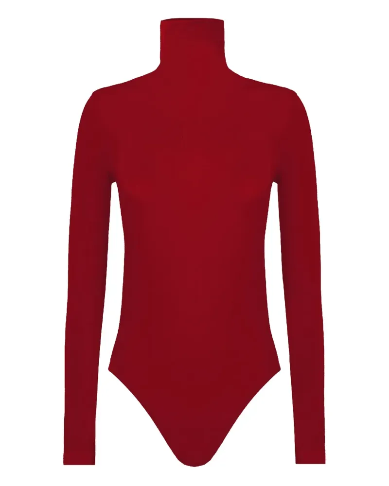 Wolford Body aus Schurwollgemisch - Rot Rot