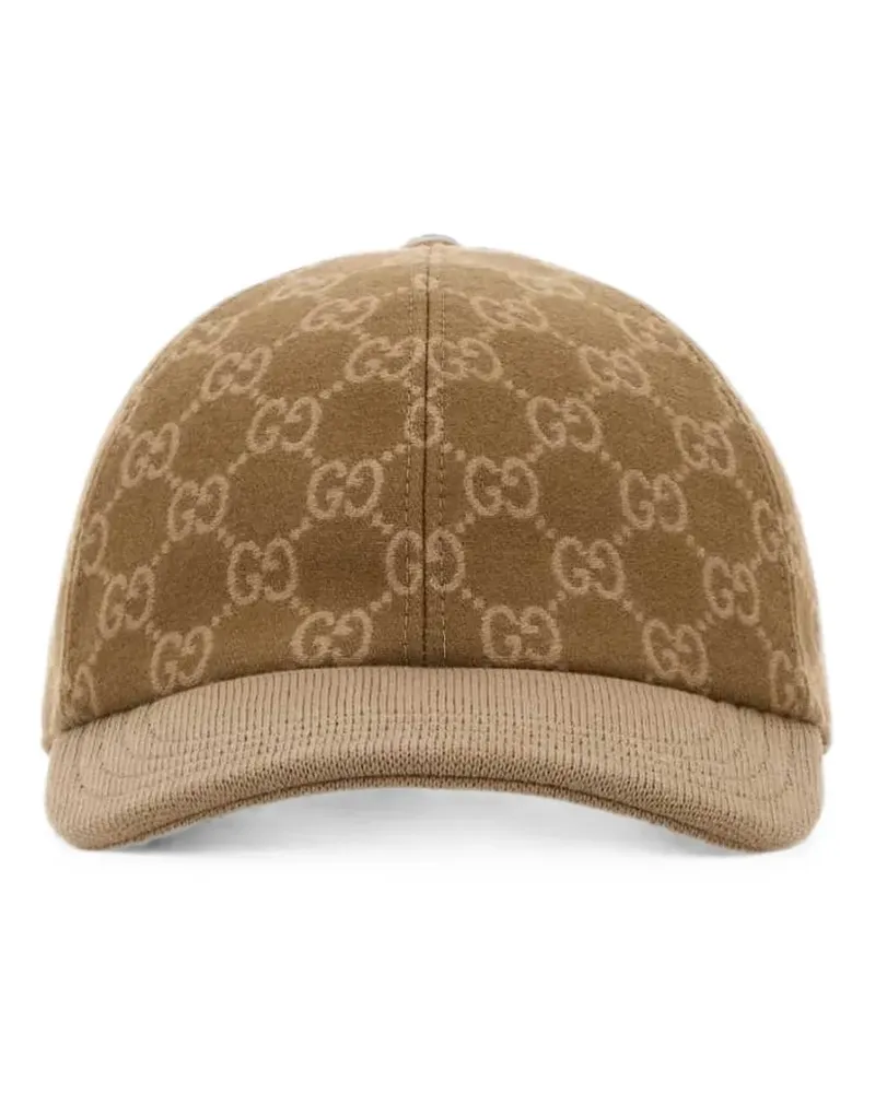 Gucci GG Supreme wool baseball cap - Nude Nude