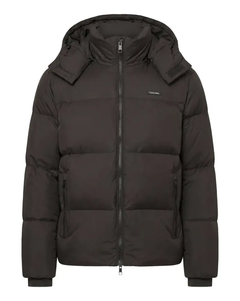 Calvin Klein hooded padded jacket - Braun Braun
