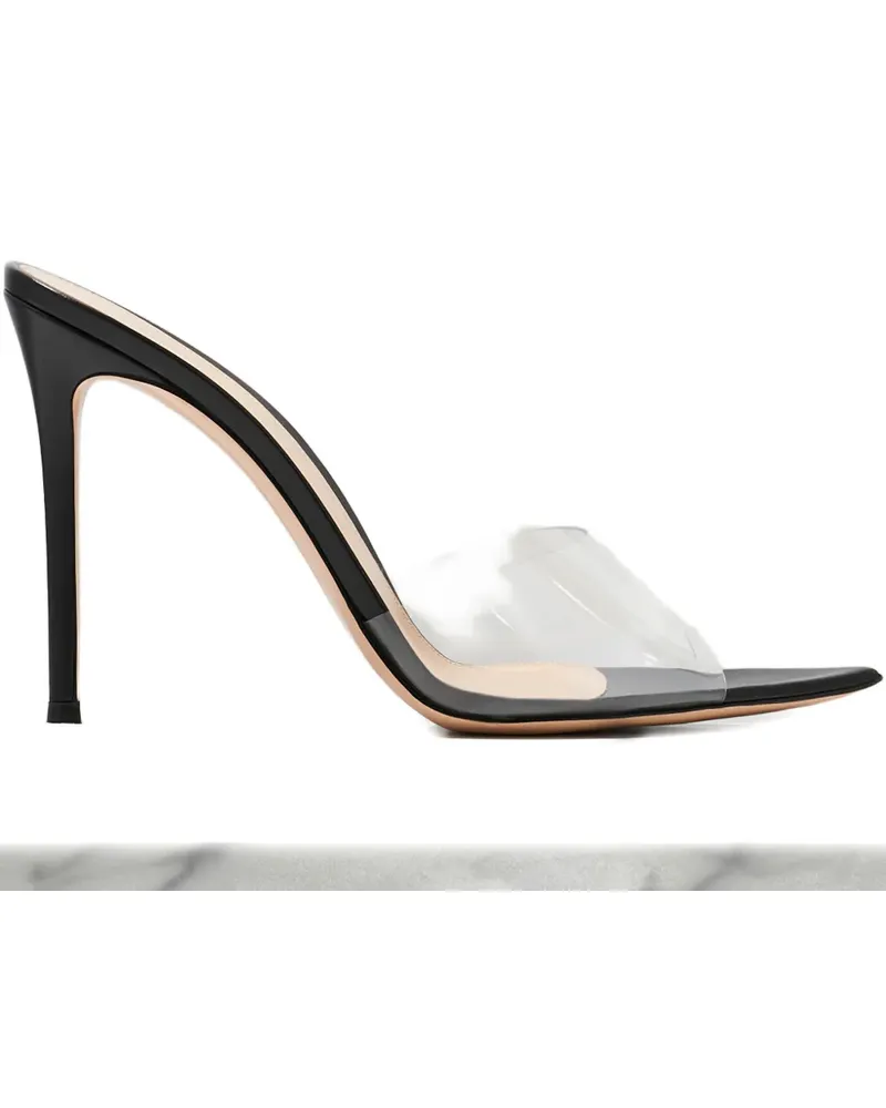 Gianvito Rossi transparent pointed sandals - Weiß Weiß
