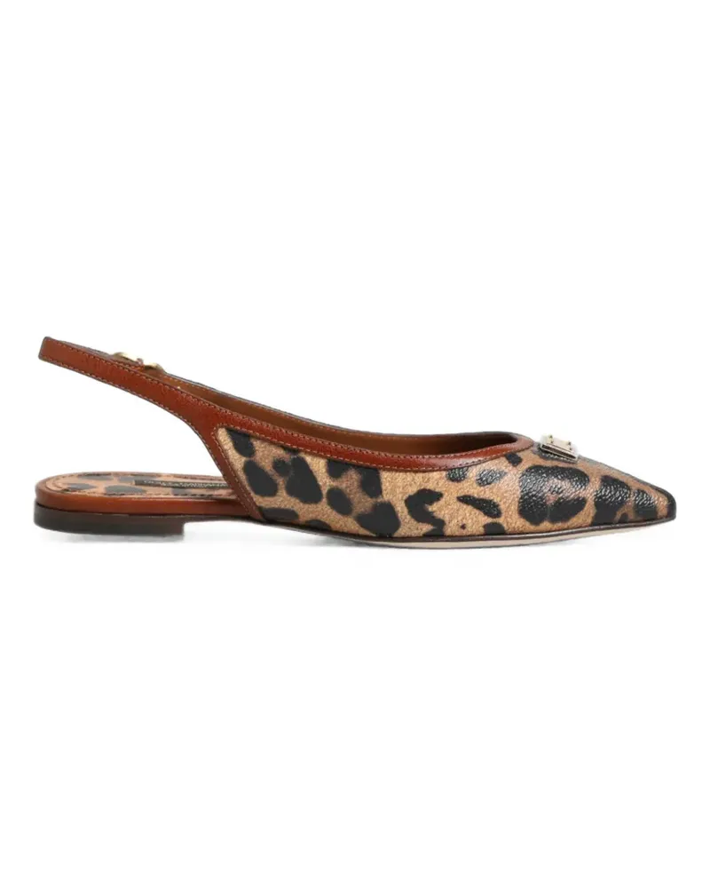 Dolce & Gabbana Klassische Slingback-Pumps - Braun Braun