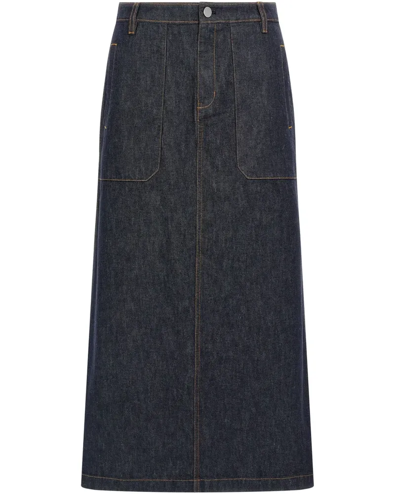 Theory Klassischer Jeansrock - Blau Blau