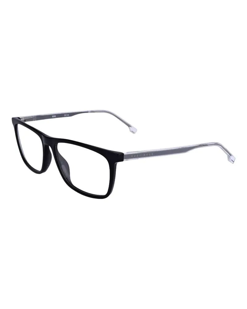 HUGO BOSS Brille mit eckigem Gestell - Schwarz Schwarz