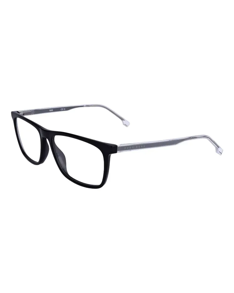 HUGO BOSS Brille mit eckigem Gestell - Schwarz Schwarz