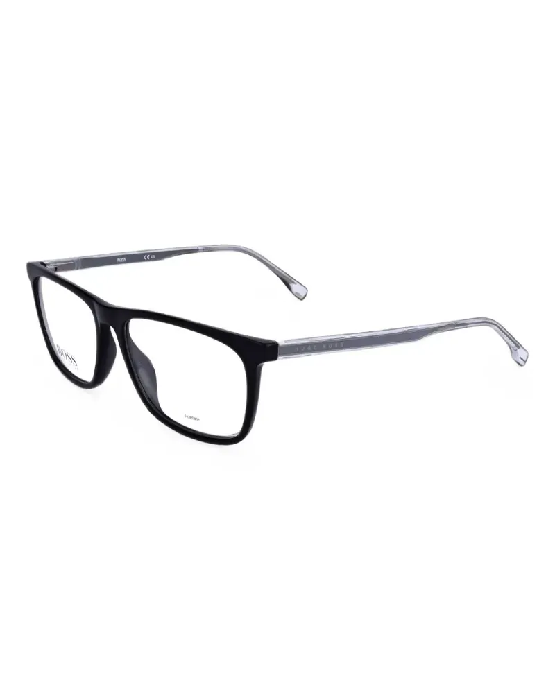 HUGO BOSS Brille mit eckigem Gestell - Schwarz Schwarz