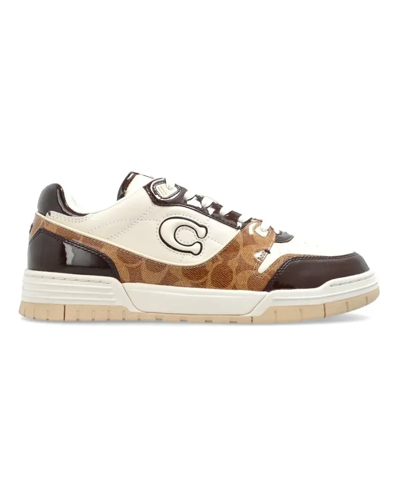 Coach logo sneakers - Nude Nude