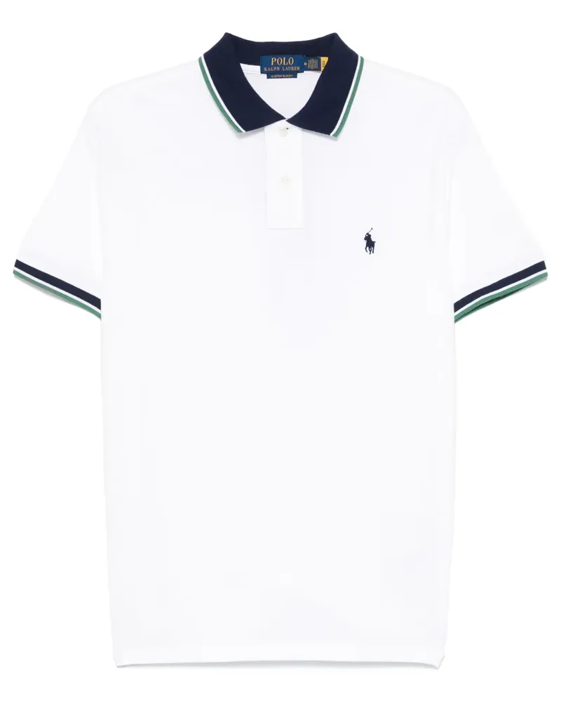 Ralph Lauren Poloshirt aus Mesh - Weiß Weiß