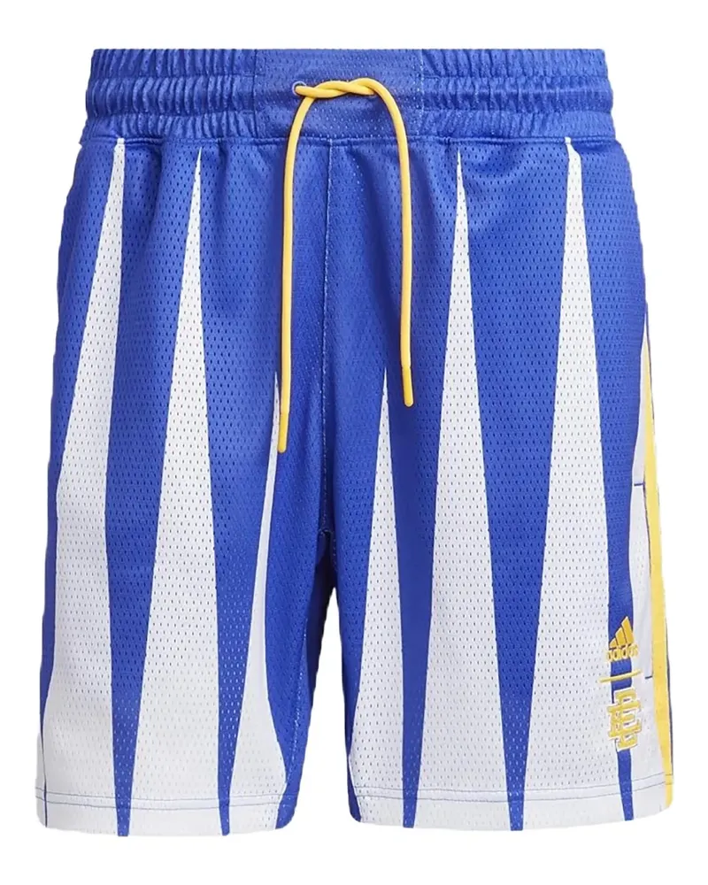 adidas Shorts mit geometrischem Print - Weiß Weiß