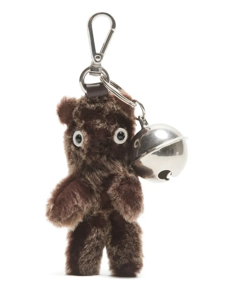 Acne Studios Schlüsselanhänger mit Teddy - Braun Braun