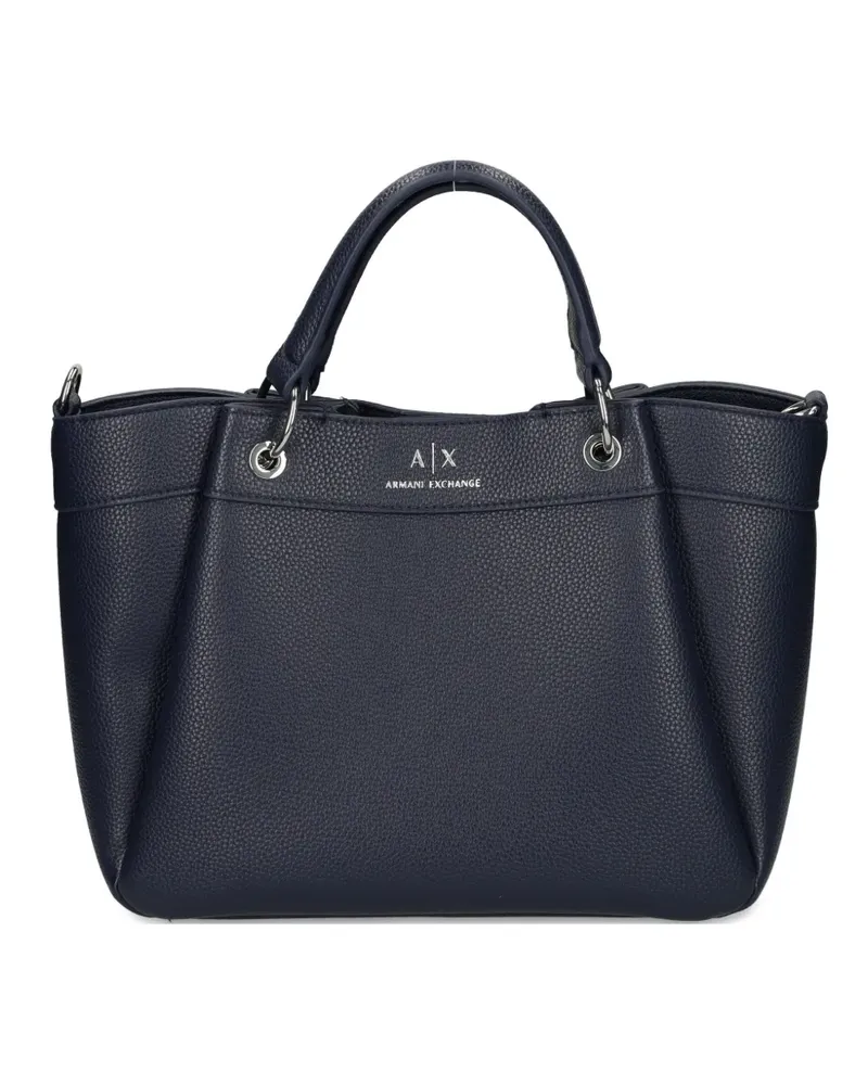 Armani Exchange Mittelgroße Tote Bag - Blau Blau