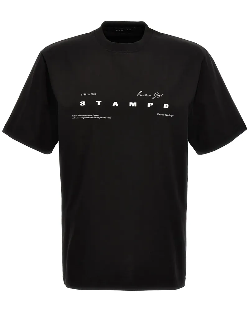 Stampd Van Gogh T-Shirt - Schwarz Schwarz