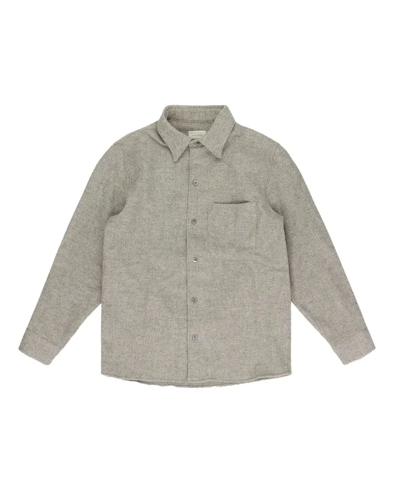 Aimé Leon Dore Stadium merino wool "Grey" shirt - Grau Grau