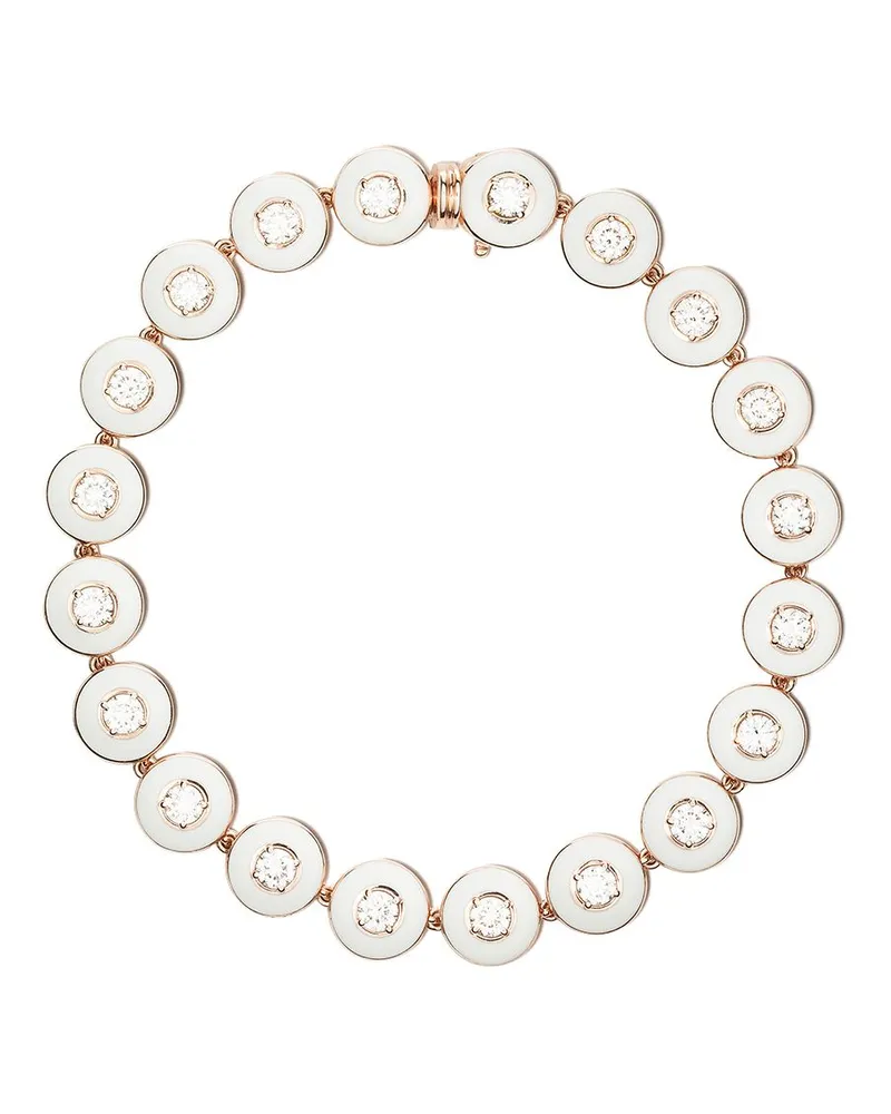 Selim Mouzannar 18kt Rotgoldarmband mit einem Diamanten - Rosa Rosa