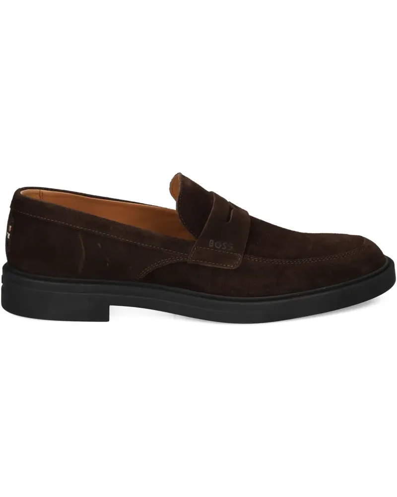 HUGO BOSS penny-strap loafers - Braun Braun