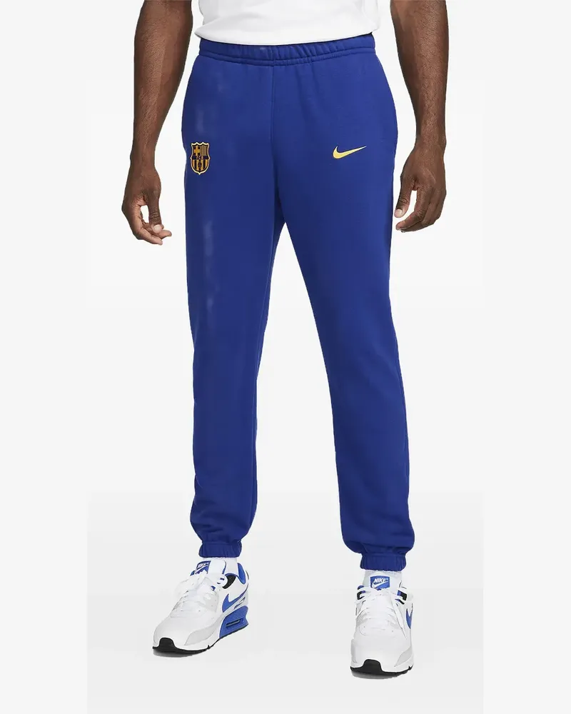 Nike x FC Barcelona Club Jogginghose mit Swoosh - Blau Blau