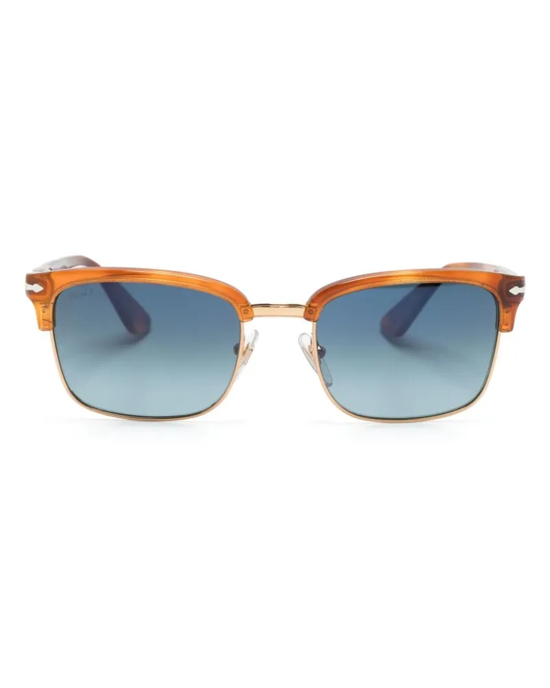 Persol Brille mit eckigem Gestell Braun