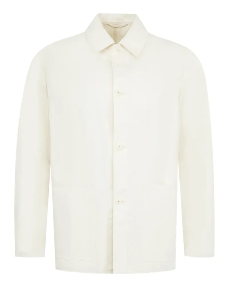 Kaptain Sunshine cotton shirt jacket - Nude Nude