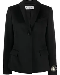 Lanvin Einreihiger Blazer Schwarz