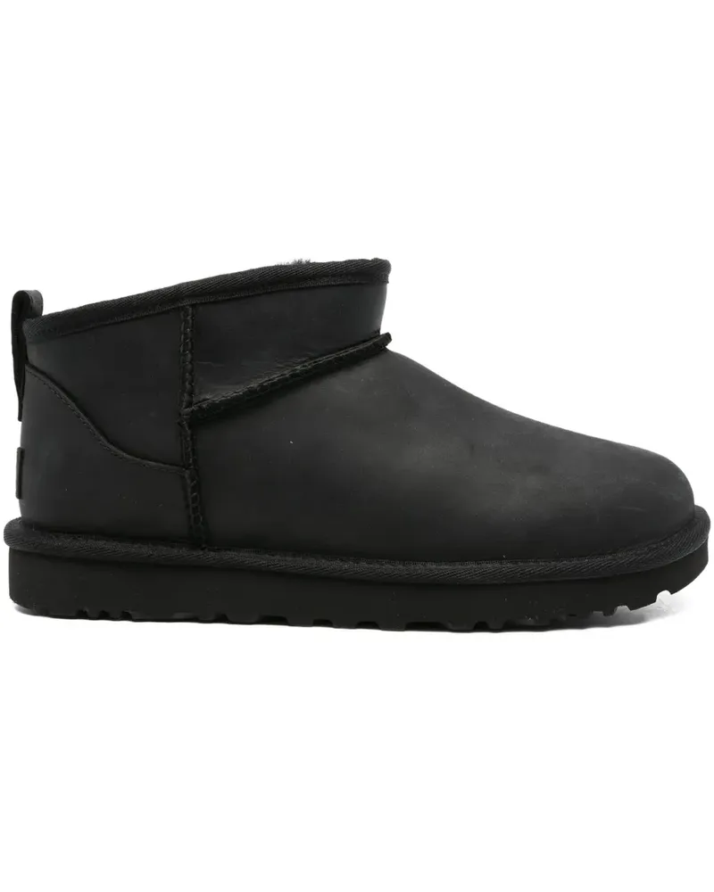 UGG Classic Ultra Mini Stiefeletten - Schwarz Schwarz