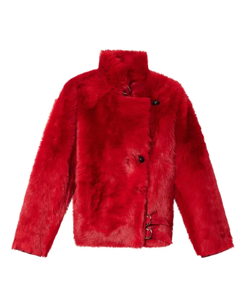 Isabel Marant Roama Mantel mit Schnallenriemen - Rot Rot