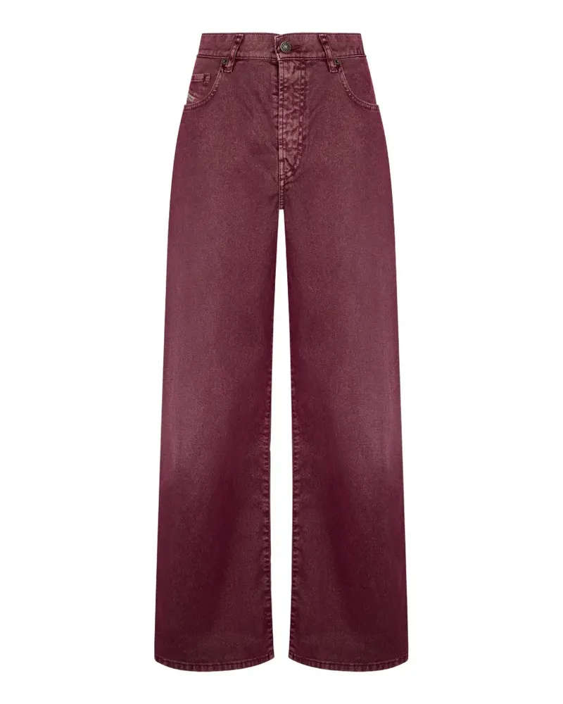 Diesel high-waisted wide-leg jeans - Rot Rot