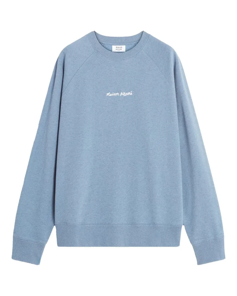 Kitsuné Sweatshirt mit Raglanärmeln - Blau Blau