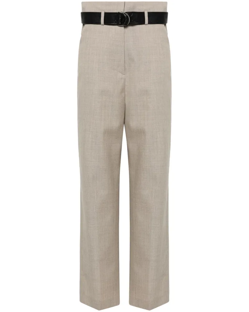 Nanushka Hose mit geradem Bein - Nude Nude