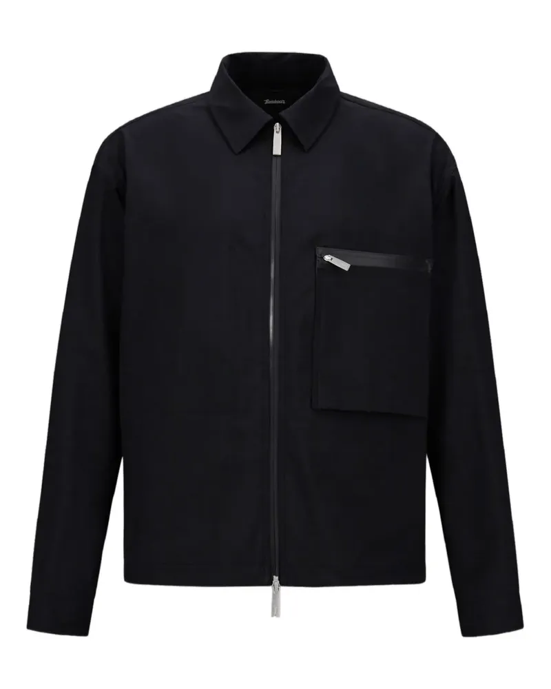 Herno Jacke mit Reißverschluss - Schwarz Schwarz